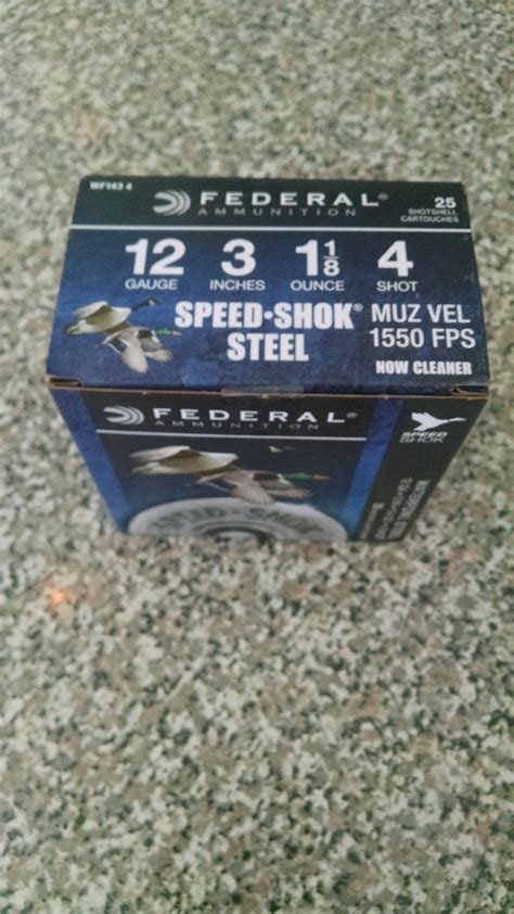 federal blue box steel shot|New Federal Speed Shok Analysis .